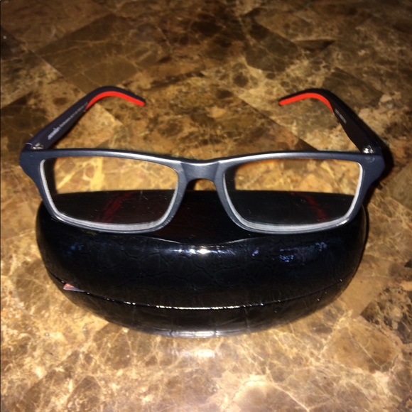 Men’s Ironman foster grant glasses black/red - Picture 1 of 4